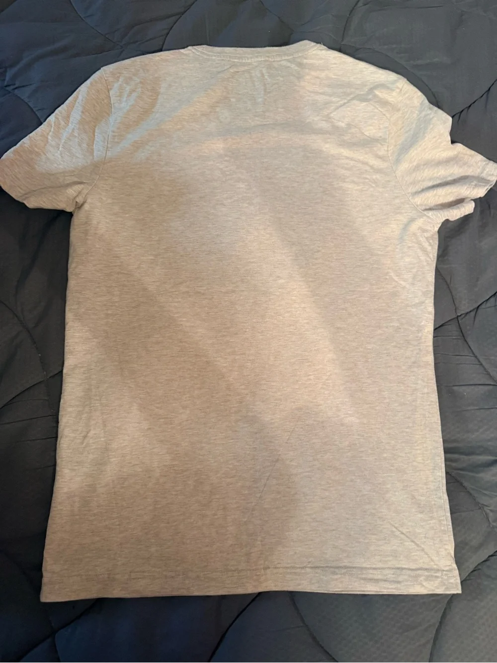 Banana Republic Light Gray Graphic Giraffe Short Sleeve Tee